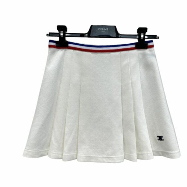 Short Pleated Skirt White For Women 2Z337233U.01UO