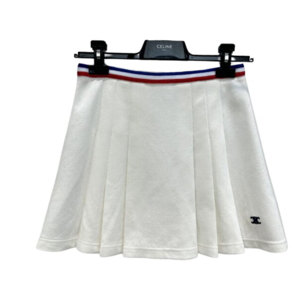Short Pleated Skirt White For Women 2Z337233U.01UO