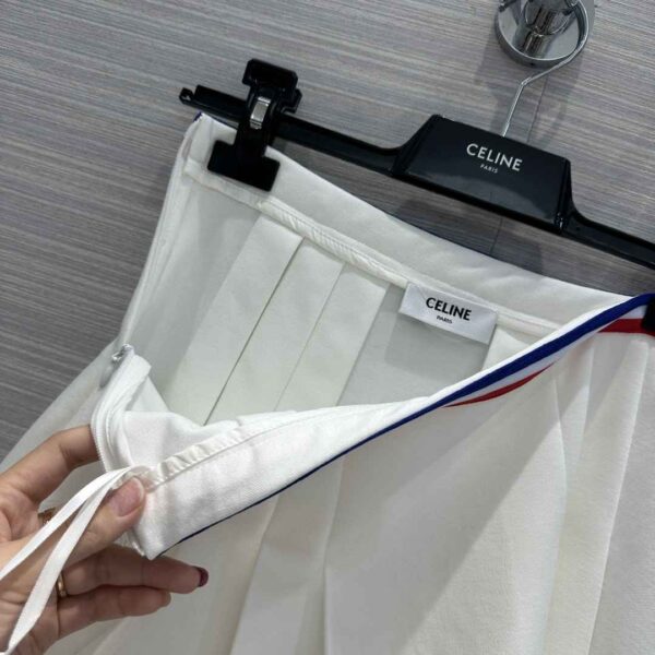 Short Pleated Skirt White For Women 2Z337233U.01UO