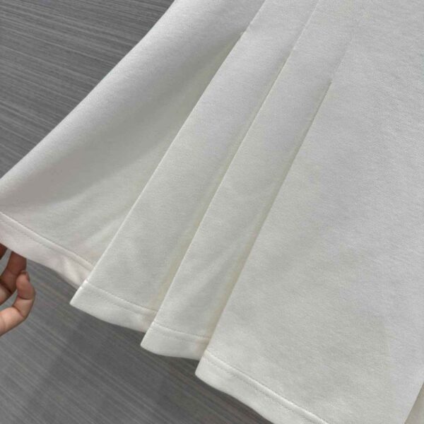 Short Pleated Skirt White For Women 2Z337233U.01UO