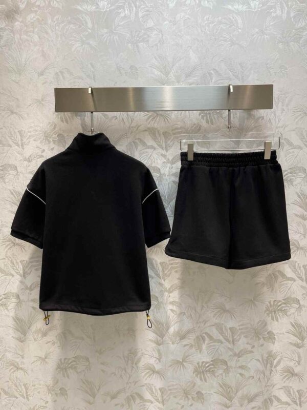 Shorts And Jersey Polo Black For Women