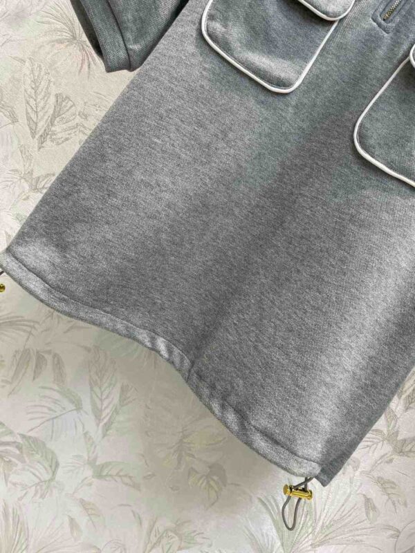 Shorts And Jersey Polo Grey For Women