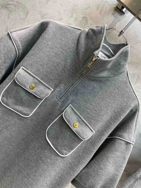 Shorts And Jersey Polo Grey For Women