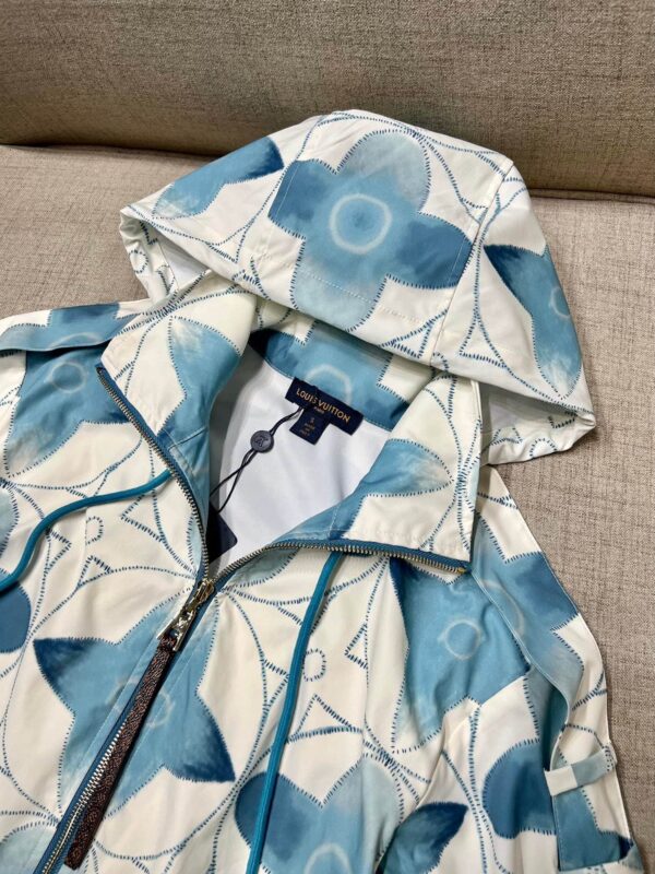 Shorts Jumpsuit White And Blue For Women
