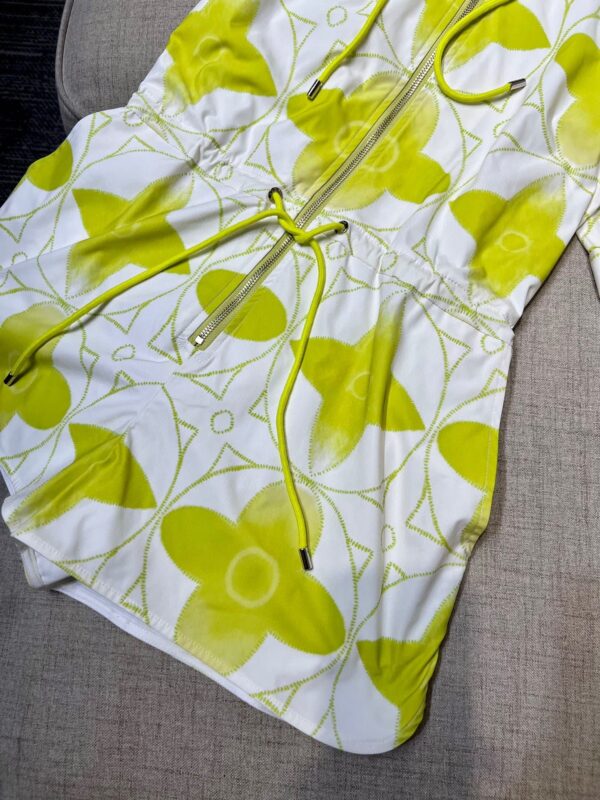 Shorts Jumpsuit White And Yellow For Women