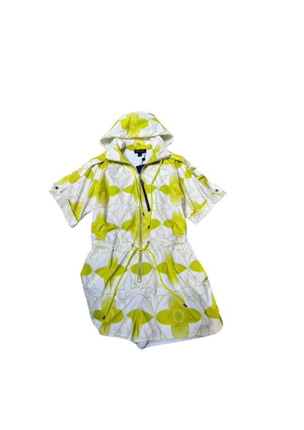 Shorts Jumpsuit White And Yellow For Women