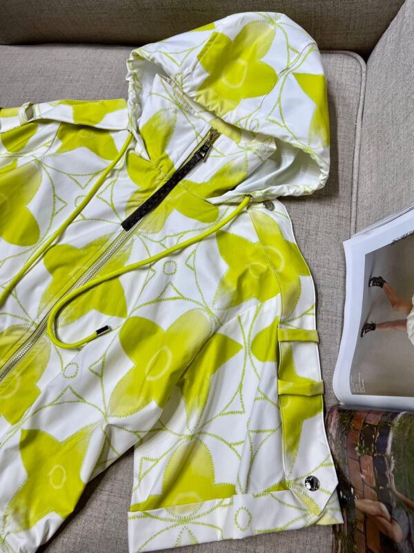 Shorts Jumpsuit White And Yellow For Women
