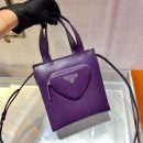 Shoulder Bag In Purple For Women 8.6in/ 22cm