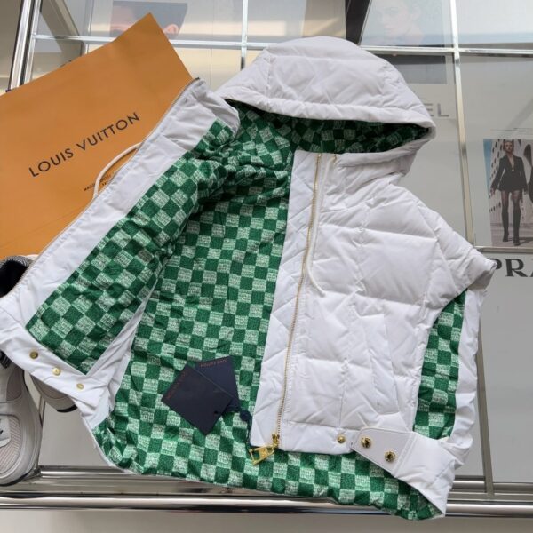 Sleeveless Puffer Jacket White For Women