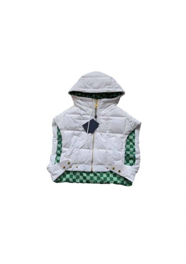 Sleeveless Puffer Jacket White For Women