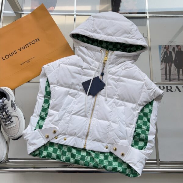 Sleeveless Puffer Jacket White For Women