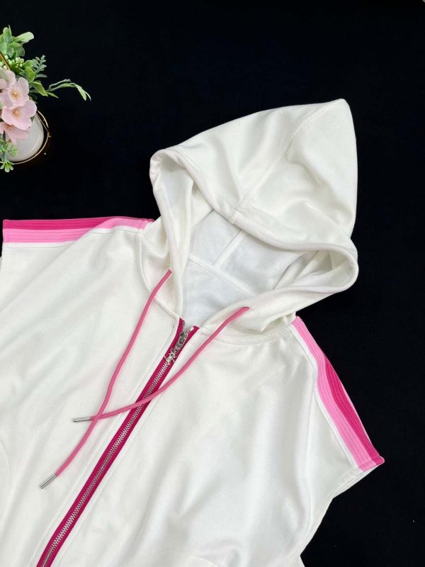 Sleeveless Shirt And Shorts White For Women