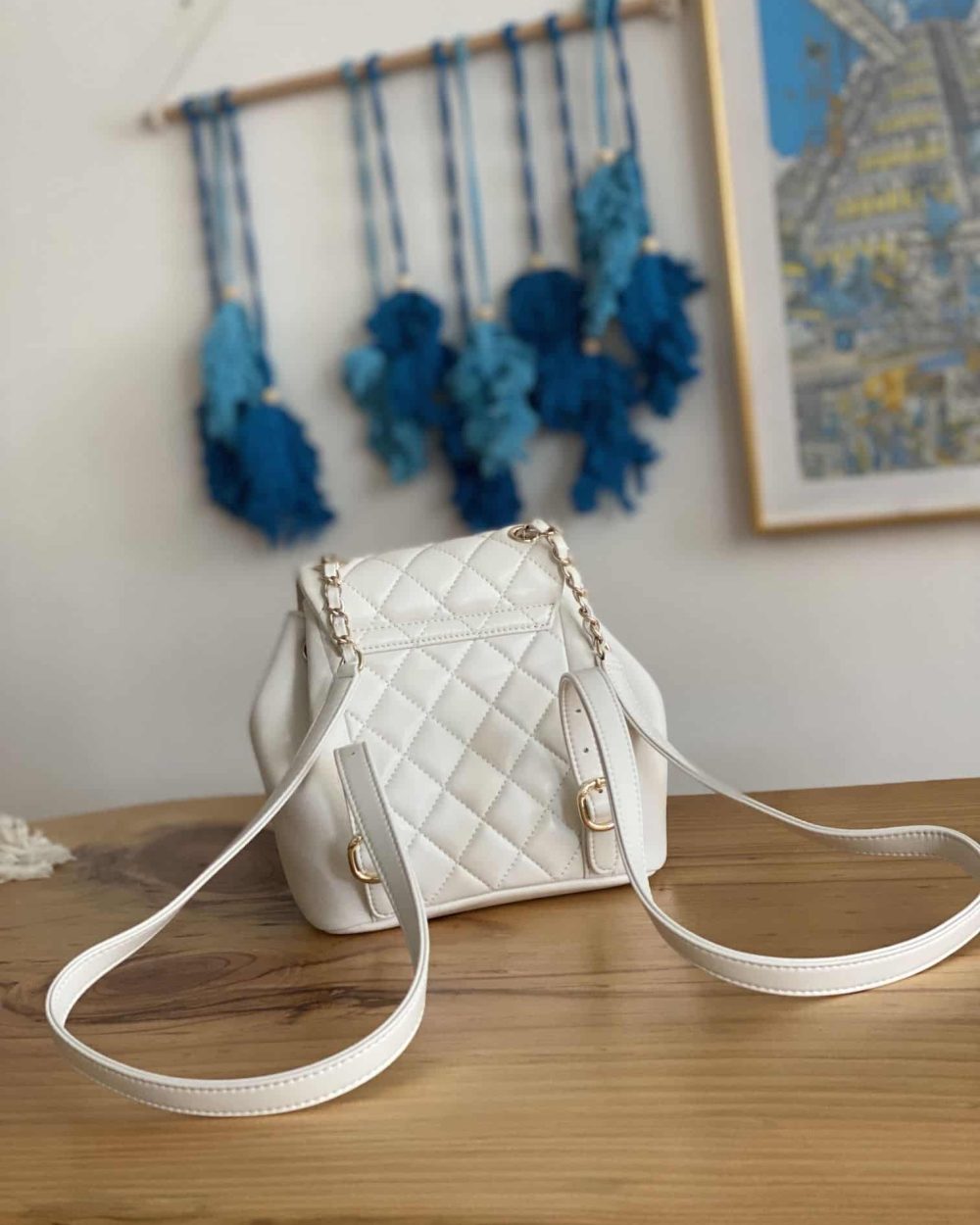 [REP 1:1] Small Backpack Black/White/Pink For Women 7.1in / 18cm AS2908