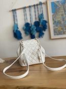 [REP 1:1] Small Backpack Black/White/Pink For Women 7.1in / 18cm AS2908