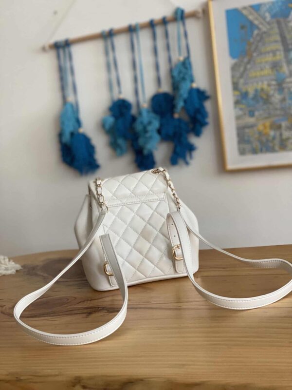 [REP 1:1] Small Backpack Black/White/Pink For Women 7.1in / 18cm AS2908