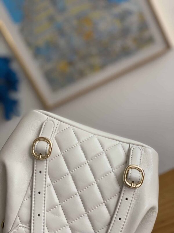 [REP 1:1] Small Backpack Black/White/Pink For Women 7.1in / 18cm AS2908