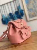 [REP 1:1] Small Backpack Black/White/Pink For Women 7.1in / 18cm AS2908