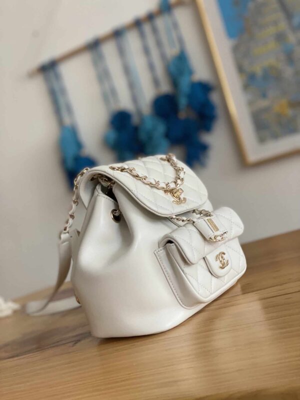 [REP 1:1] Small Backpack Black/White/Pink For Women 7.1in / 18cm AS2908