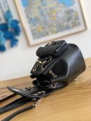 [REP 1:1] Small Backpack Black/White/Pink For Women 7.1in / 18cm AS2908