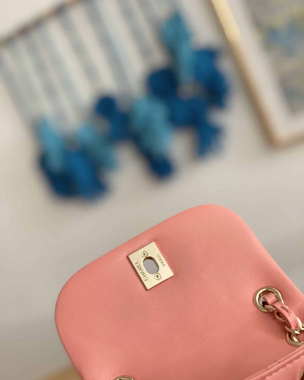 [REP 1:1] Small Backpack Black/White/Pink For Women 7.1in / 18cm AS2908