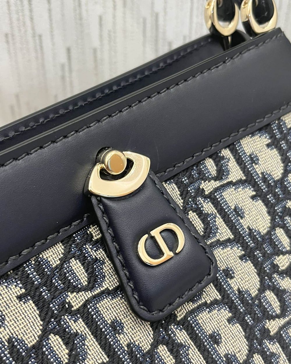 1:1 Replica Small Dior Key Bag Black For Women 8.5in/22cm M1844OTZQ_M928