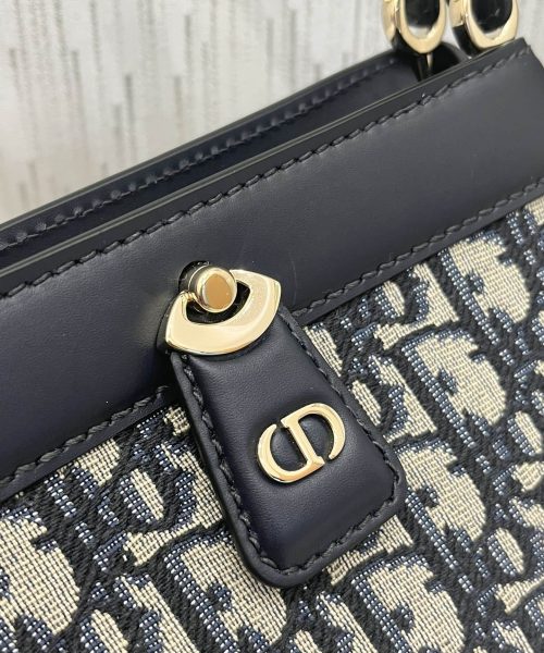 1:1 Replica Small Dior Key Bag Black For Women 8.5in/22cm M1844OTZQ_M928