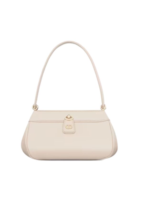 1:1 Replica Small Dior Key Bag White/Black For Women 8.5in/22cm M1844OBEQ_M49U