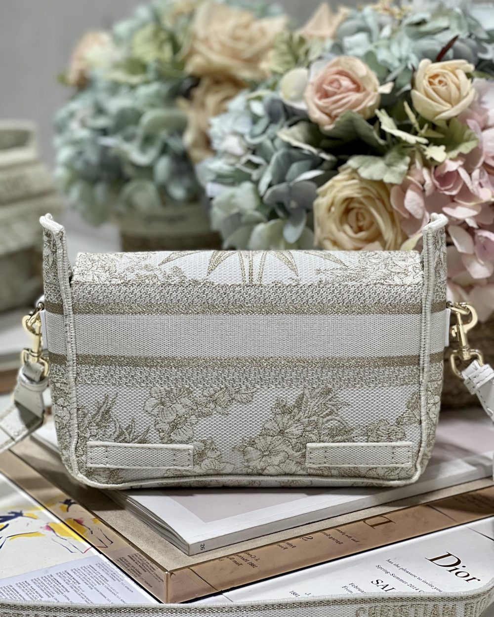 1:1 Replica Small Diorcamp Bag Beige For Women 9in/ 23cm