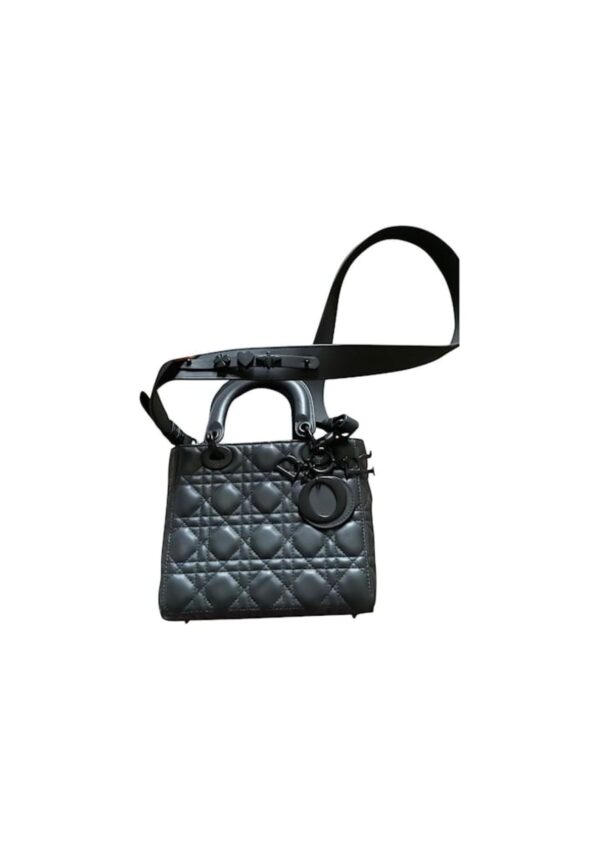 1:1 Replica Small Lady Dior My Abcdior Bag Black/Grey/White For Women 8in/20cm