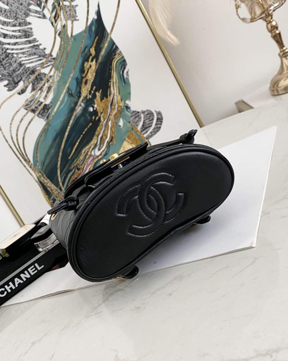 [REP 1:1] Small Vintage Duma Backpack Black For Women 6.7in / 17cm