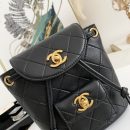 [REP 1:1] Small Vintage Duma Backpack Black For Women 6.7in / 17cm