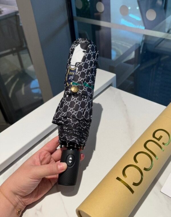 Snoopy Printed Folding Umbrella Black