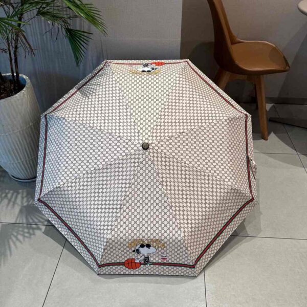 Snoopy Printed Folding Umbrella White