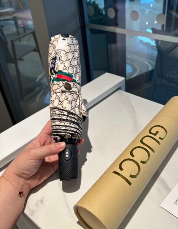 Snoopy Printed Folding Umbrella White