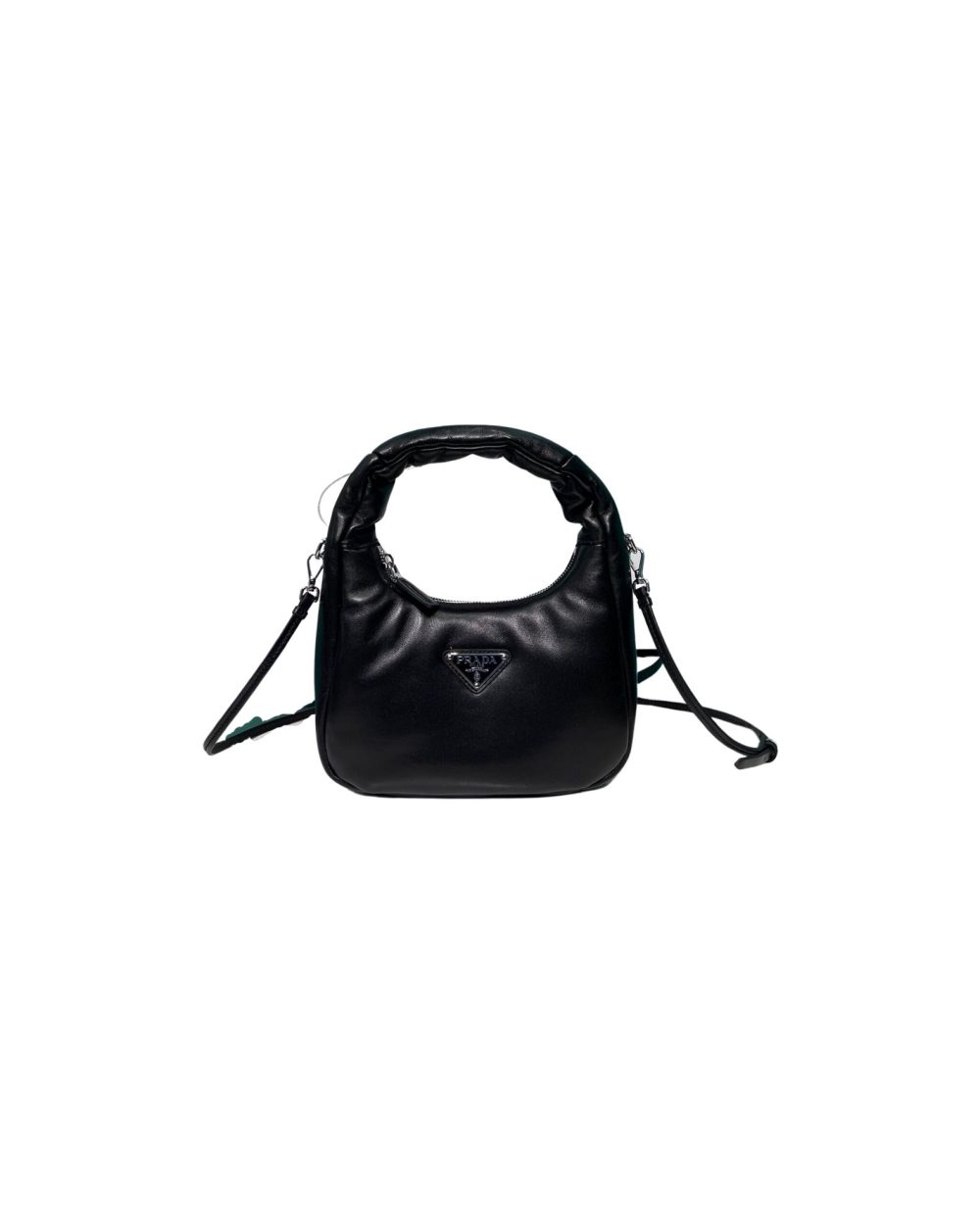 Soft Padded Nappa Mini-Bag In Black For Women 8.2 in/ 21cm 1BA384_2DYI_F0002_V_OVM