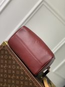 1:1 Replica Louis Vuitton LV Speedy Bandoulière 25 Monogram Empreinte Leather Wine Red Luxury Bag For Women‎ M46646 - 9.8in/ 25cm