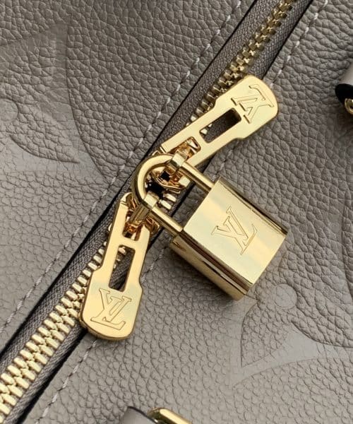 1:1 Replica Louis Vuitton LV Speedy Bandoulière 25 Monogram Empreinte Leather Gray Luxury Bag For Women‎ M59273 - 9.8in/ 25cm
