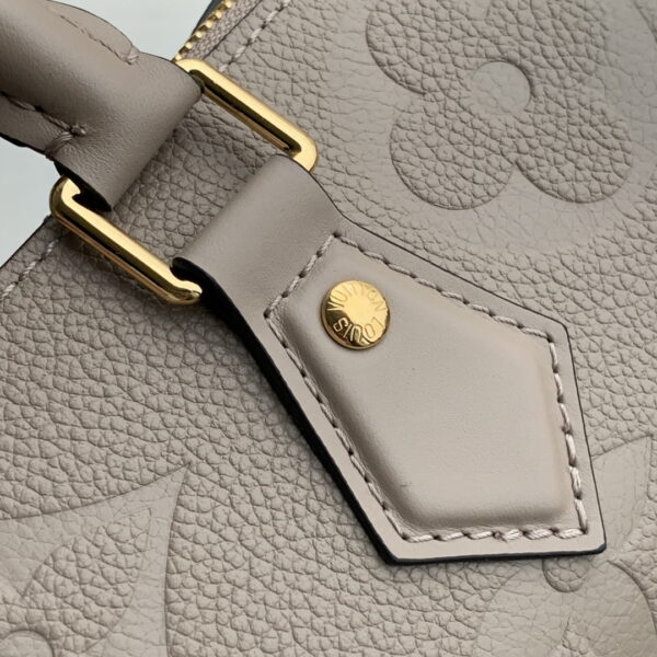 1:1 Replica Louis Vuitton LV Speedy Bandoulière 25 Monogram Empreinte Leather Gray Luxury Bag For Women‎ M59273 - 9.8in/ 25cm