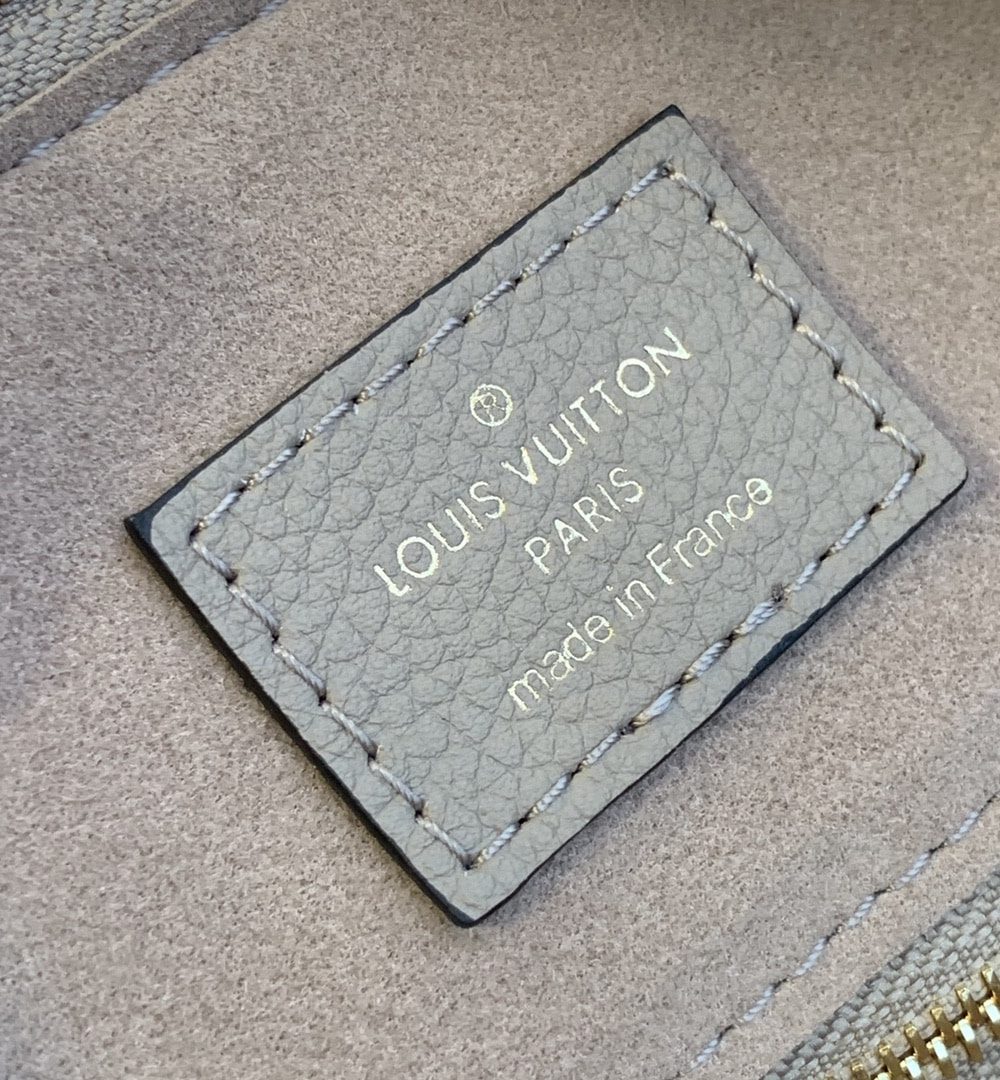 1:1 Replica Louis Vuitton LV Speedy Bandoulière 25 Monogram Empreinte Leather Gray Luxury Bag For Women‎ M59273 - 9.8in/ 25cm