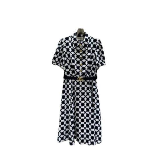 Square Dress Black For Women