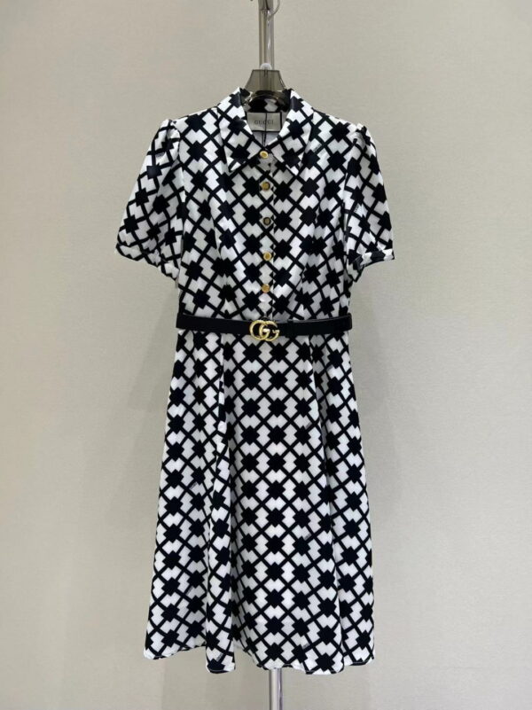 Square Dress Black For Women