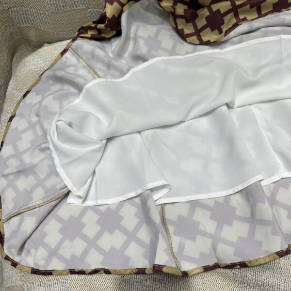 Square Dress Brown For Women