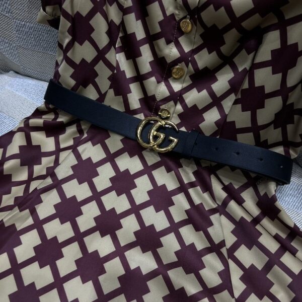 Square Dress Brown For Women