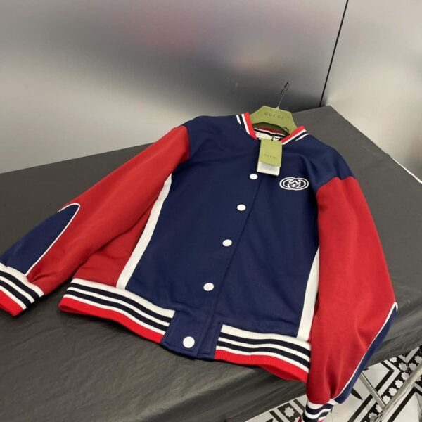 Stripe Sport Bomber Jacket And Jogger Pants Navy Blue For Women