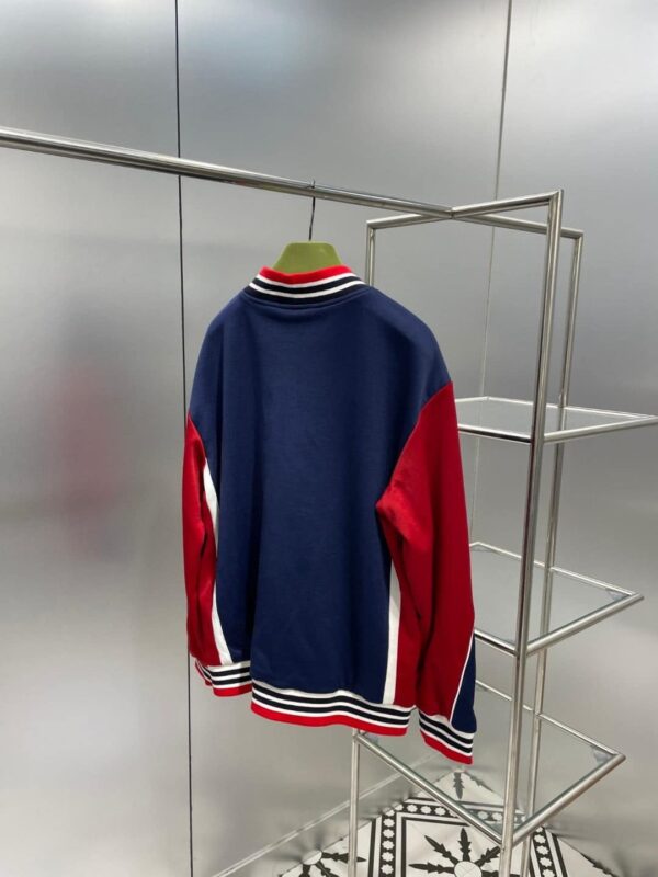 Stripe Sport Bomber Jacket And Jogger Pants Navy Blue For Women