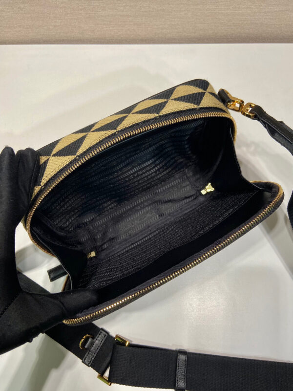 Symbole Embroidered Fabric Bag In Beige For Women 8.6 in/ 22 cm 2VH069_2FKL_F0Y30_V_MOF