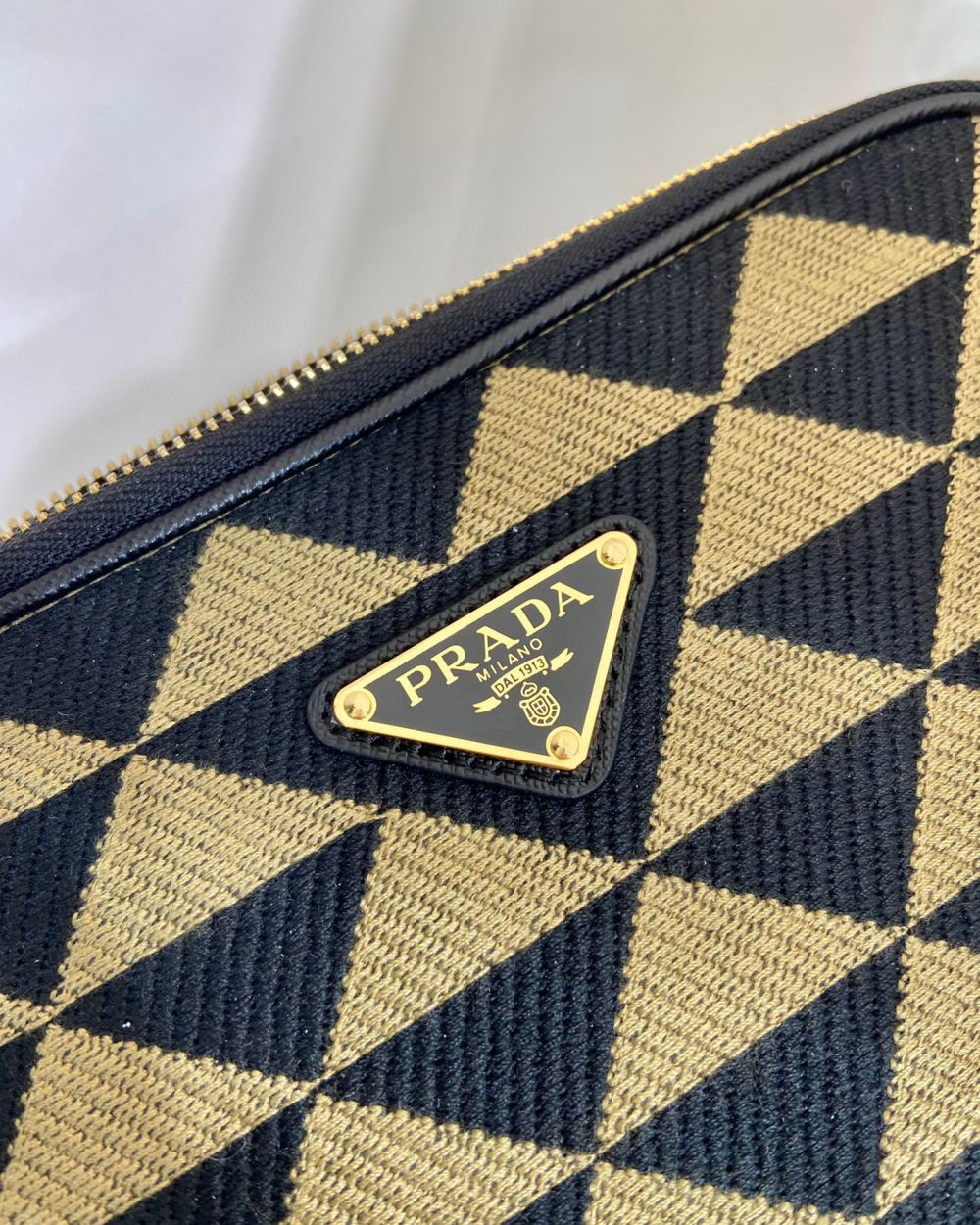 Symbole Embroidered Fabric Bag In Beige For Women 8.6 in/ 22 cm 2VH069_2FKL_F0Y30_V_MOF