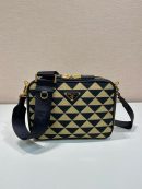 Symbole Embroidered Fabric Bag In Beige For Women 8.6 in/ 22 cm 2VH069_2FKL_F0Y30_V_MOF