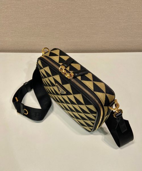 Symbole Embroidered Fabric Bag In Beige For Women 8.6 in/ 22 cm 2VH069_2FKL_F0Y30_V_MOF