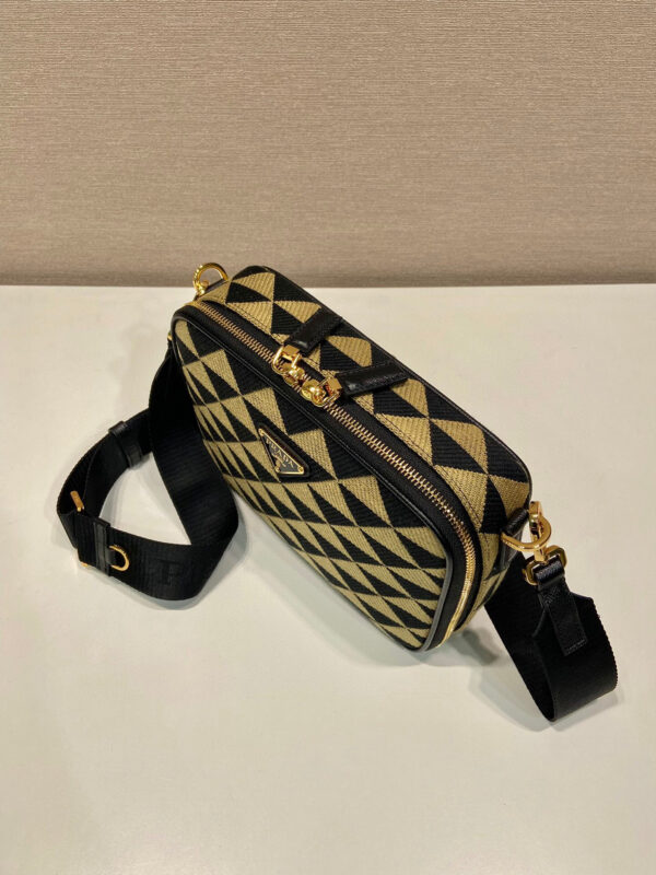 Symbole Embroidered Fabric Bag In Beige For Women 8.6 in/ 22 cm 2VH069_2FKL_F0Y30_V_MOF